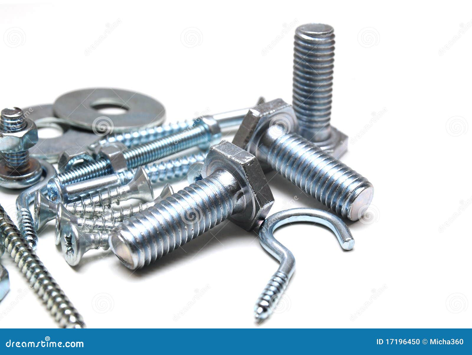 Tornillos industriales foto de archivo. Imagen de madera 17196450
