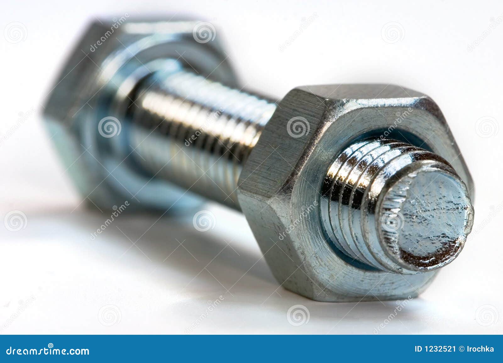 Tornillos Y Tuercas Imagen de archivo Imagen 1232521