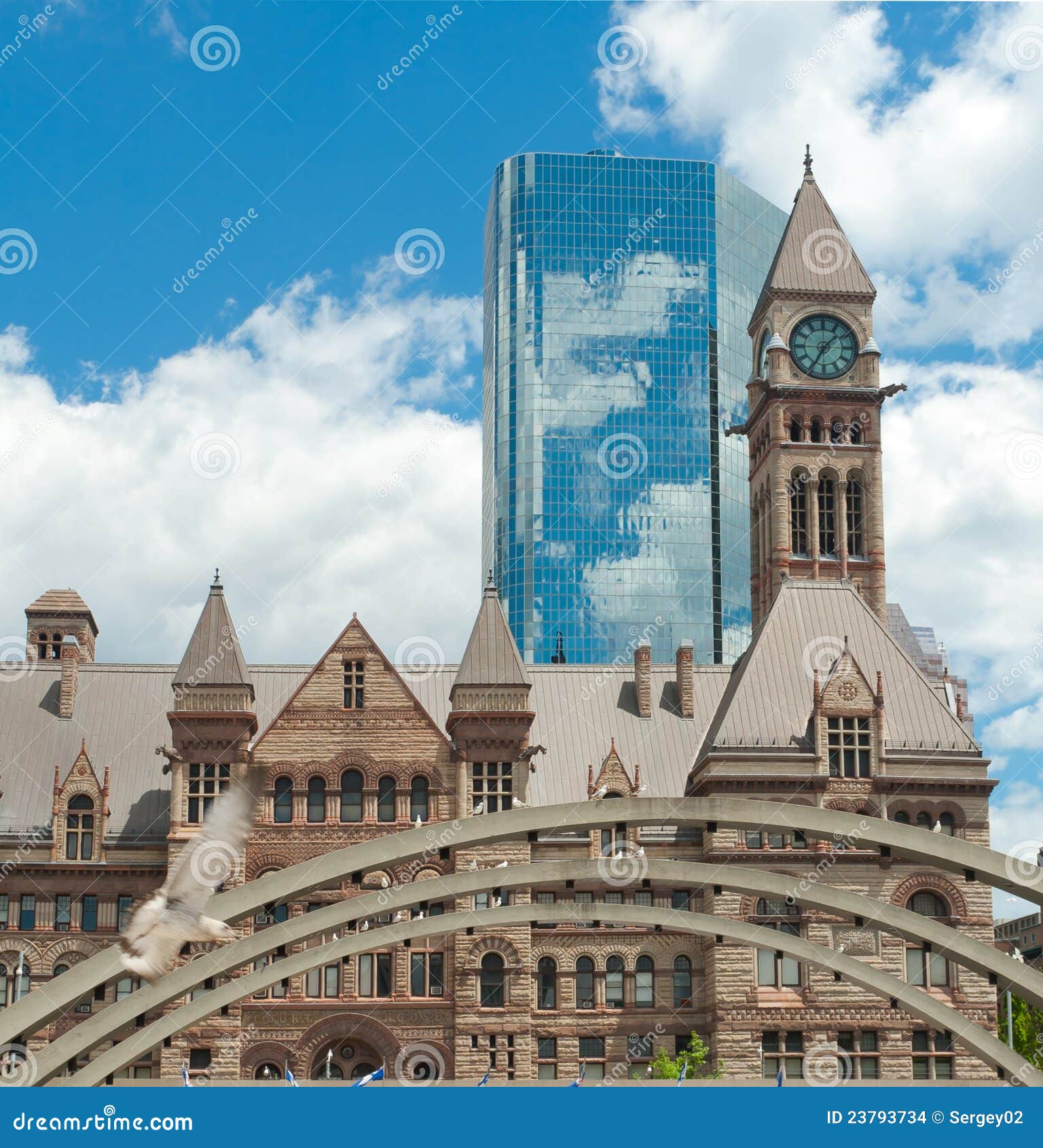 Toronto City Hall stock photo. Image of ontario, landmark 23793734