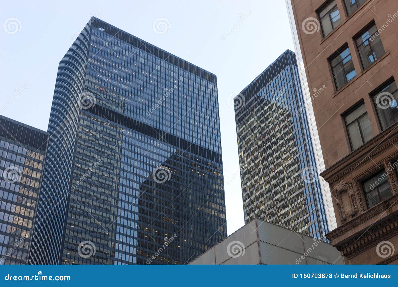 toronto financial district skyline and modern architecture