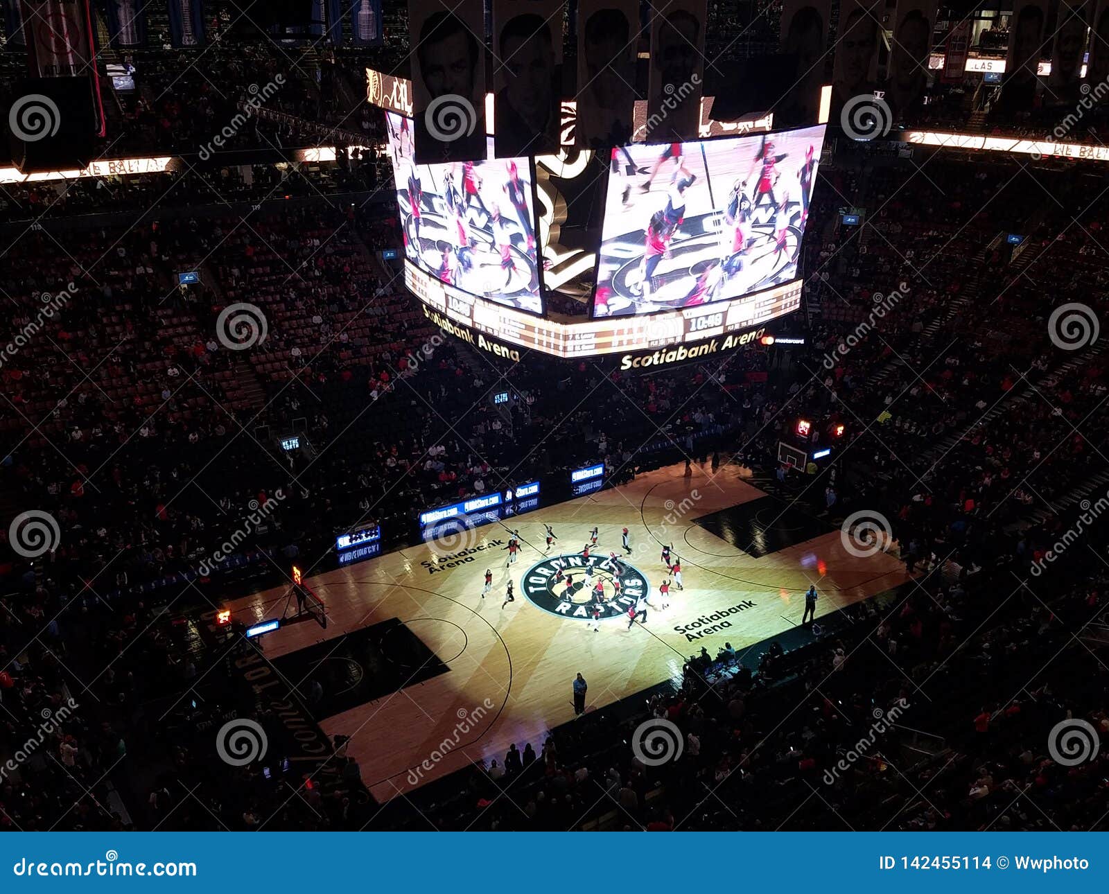View at Basketball Court in Scotiabank Arena Editorial Image - Image of  boston, indoor: 163833245