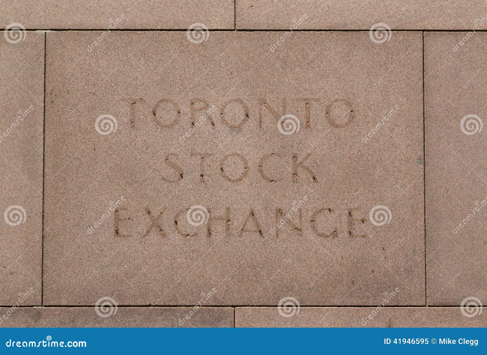 Toronto Stock Exchange Sign Editorial Image Image of faded, building