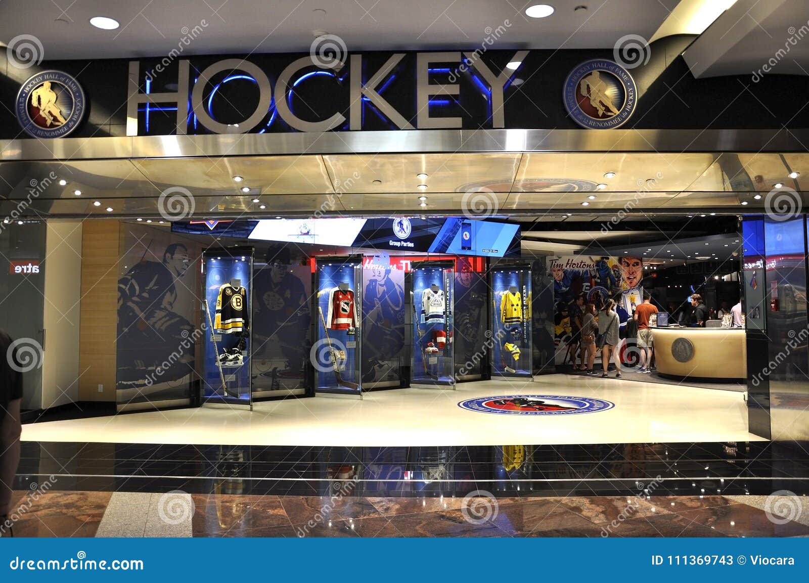 Canada,Ontario,Toronto,Hockey Hall of Fame,interior Stock Photo