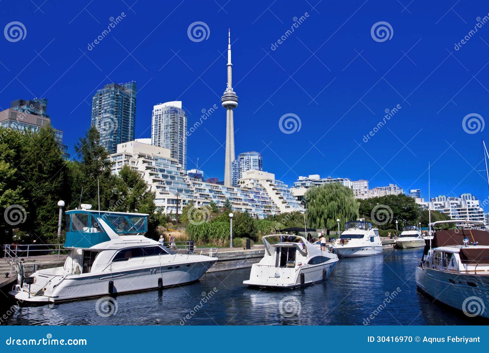 Toronto Waterfront stock photo. Image of public, land ...