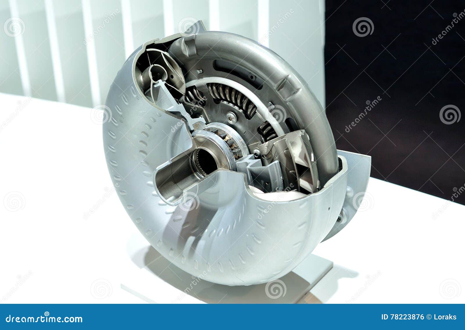 Torque Converter Cross Section. Stock Photo Image of gear, hydraulic