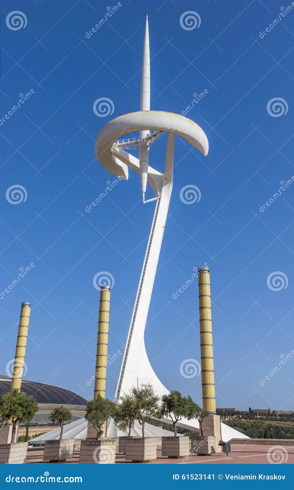 Torre De Calatrava editorial photo. Image of famous, cityscape - 61523141