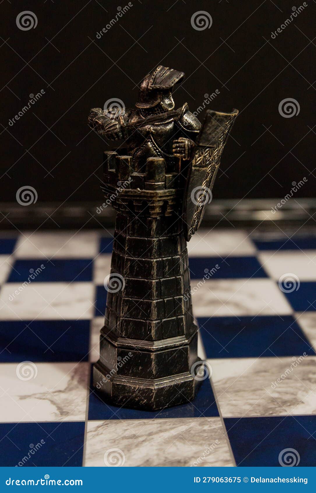 Peça de xadrez Harry Potter - Torre Preta