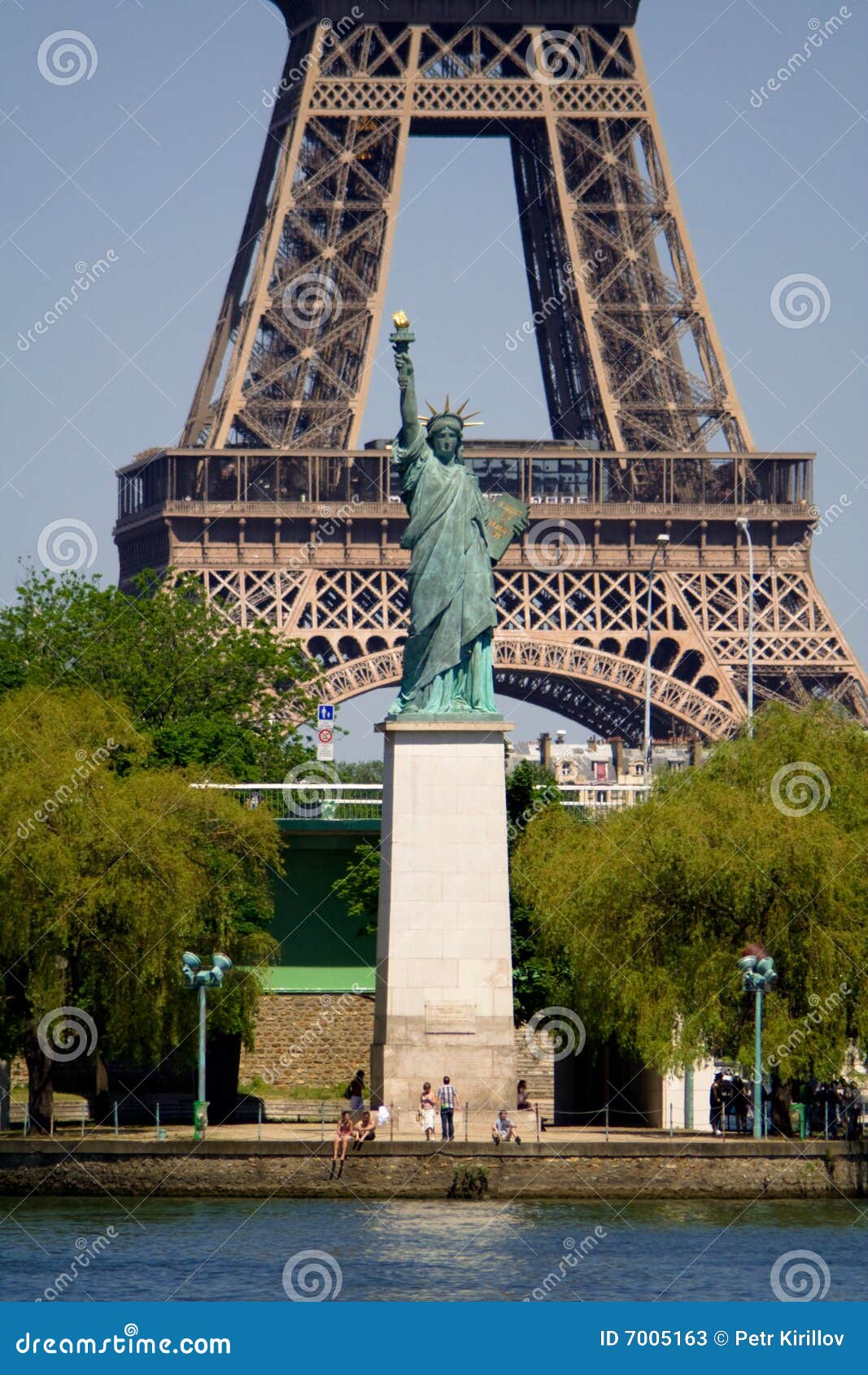 Famoso Landmarks Statua Libertà Torre Eiffel Big Ben Muro Decalcomania Foto