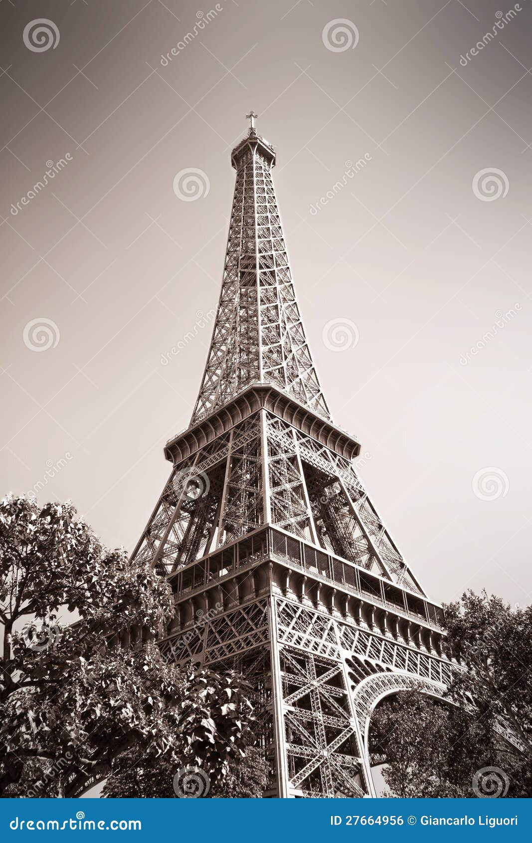 Torre Eiffel, Paris. A torre Eiffel famosa, Paris
