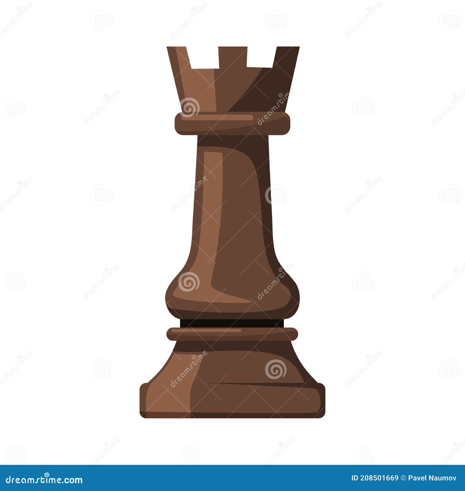 Ícone de Forma de peça de xadrez de torre negra