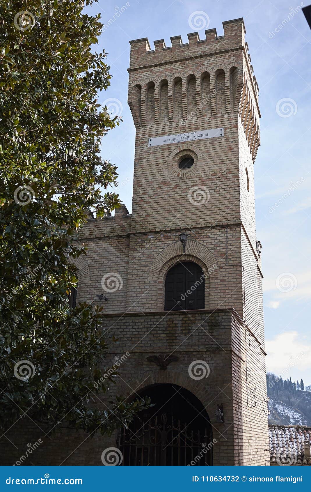 Torre Sandro E Arnaldo Mussolini Building Editorial Photography Image Of Historical Building 110634732