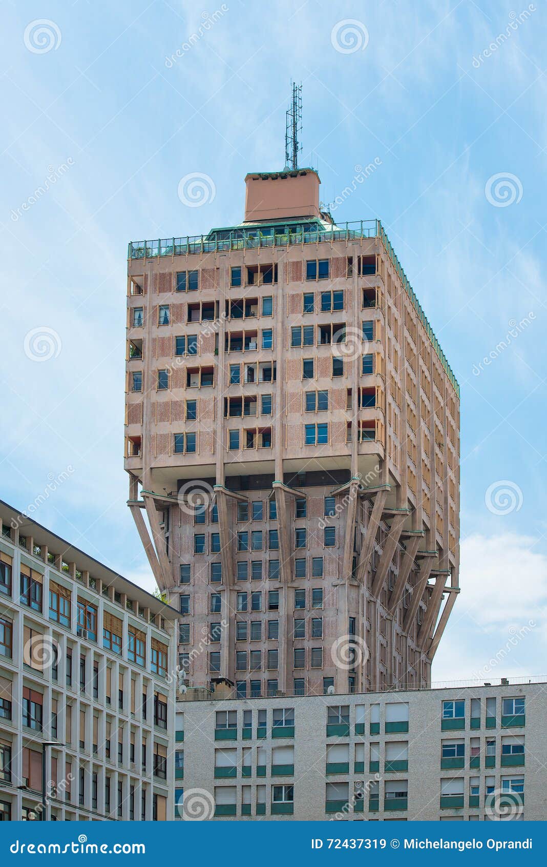 the torre velasca in milan italy
