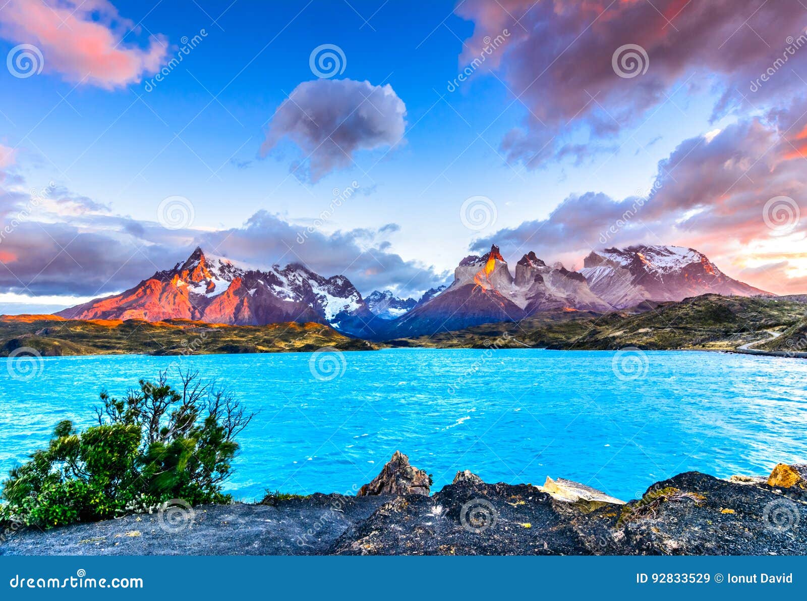 torres del paine,patagonia, chile - southern patagonian ice field, magellanes region of south america