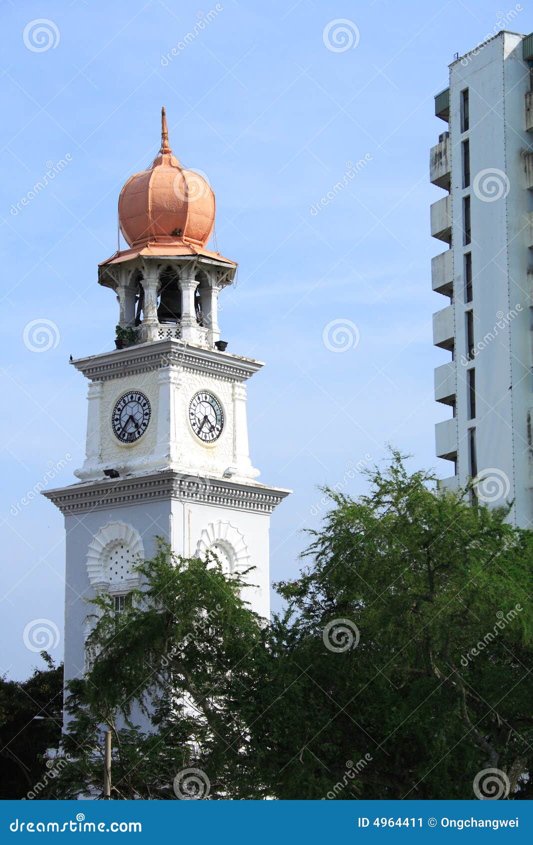 Torretta di orologio di stile di islam. Torretta di orologio commemorativa della Victoria in Malesia