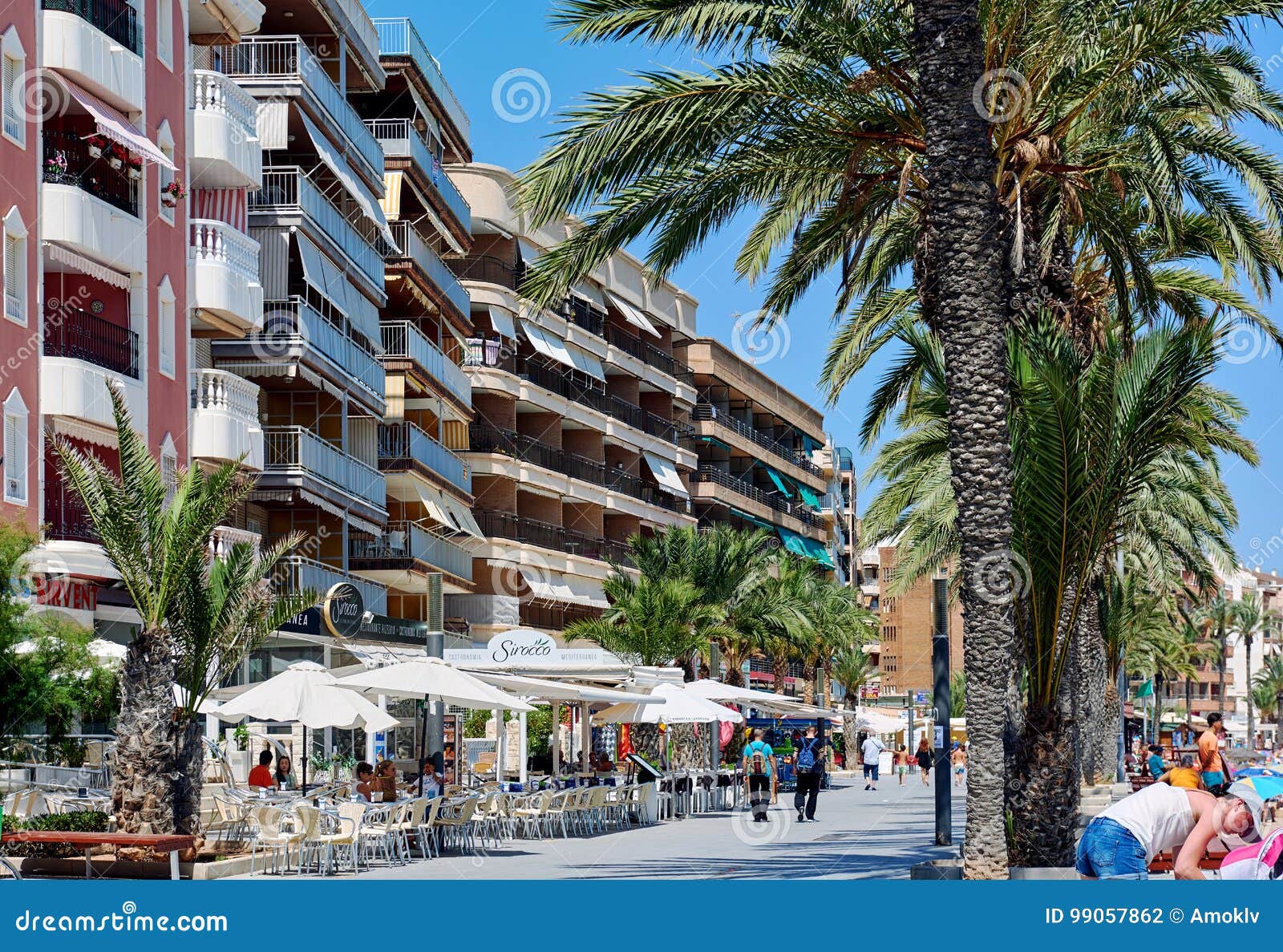 Torrevieja City at Summertime. Costa Blanca Editorial Photography ...