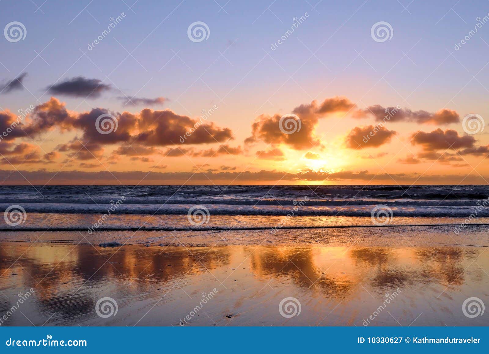 Torrey Pines Sunset Glory stock image. Image of beach 10330627