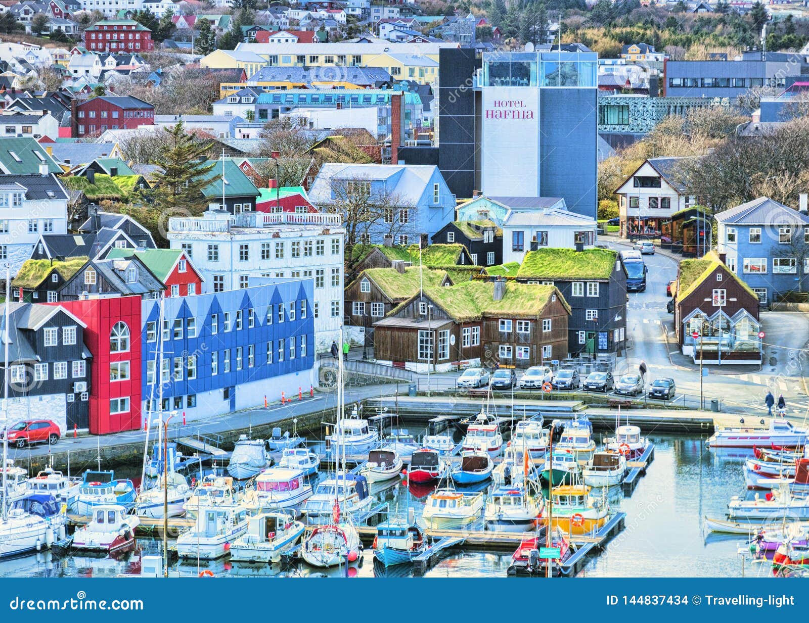 Torshavn Faroes Islands editorial stock image. Image of buildings ...