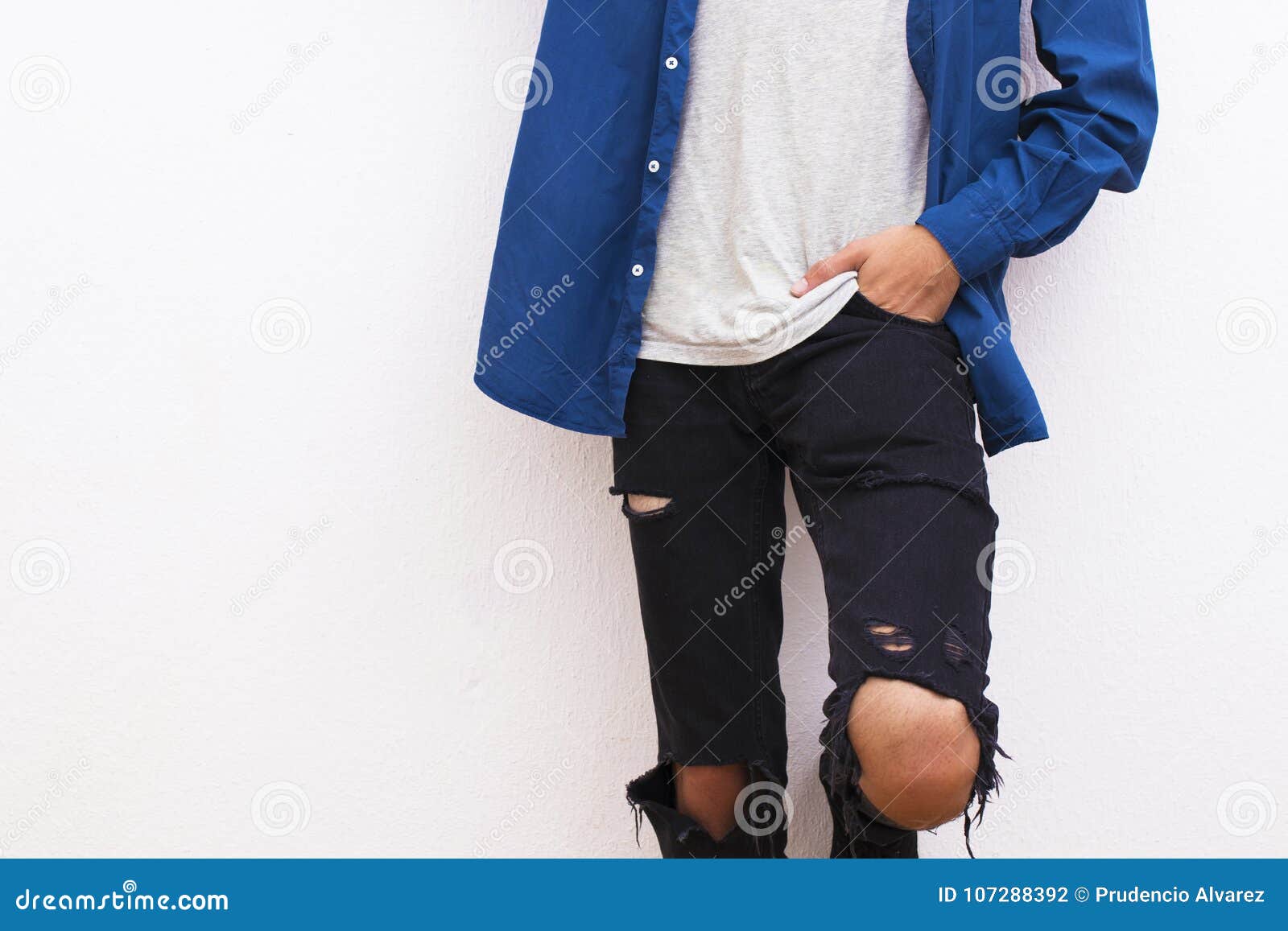 Torso of boy outdoors stock photo. Image of negative - 107288392