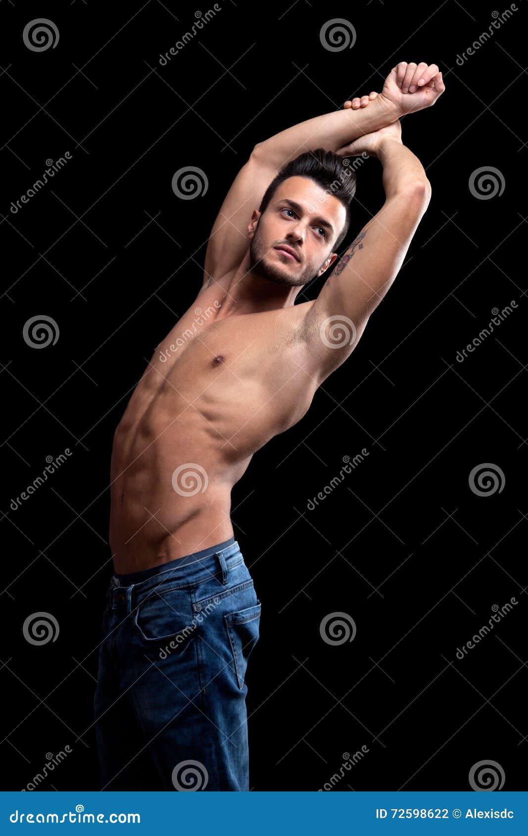 Torso Masculino Muscular Foto De Archivo Imagen De Atractivo 72598622