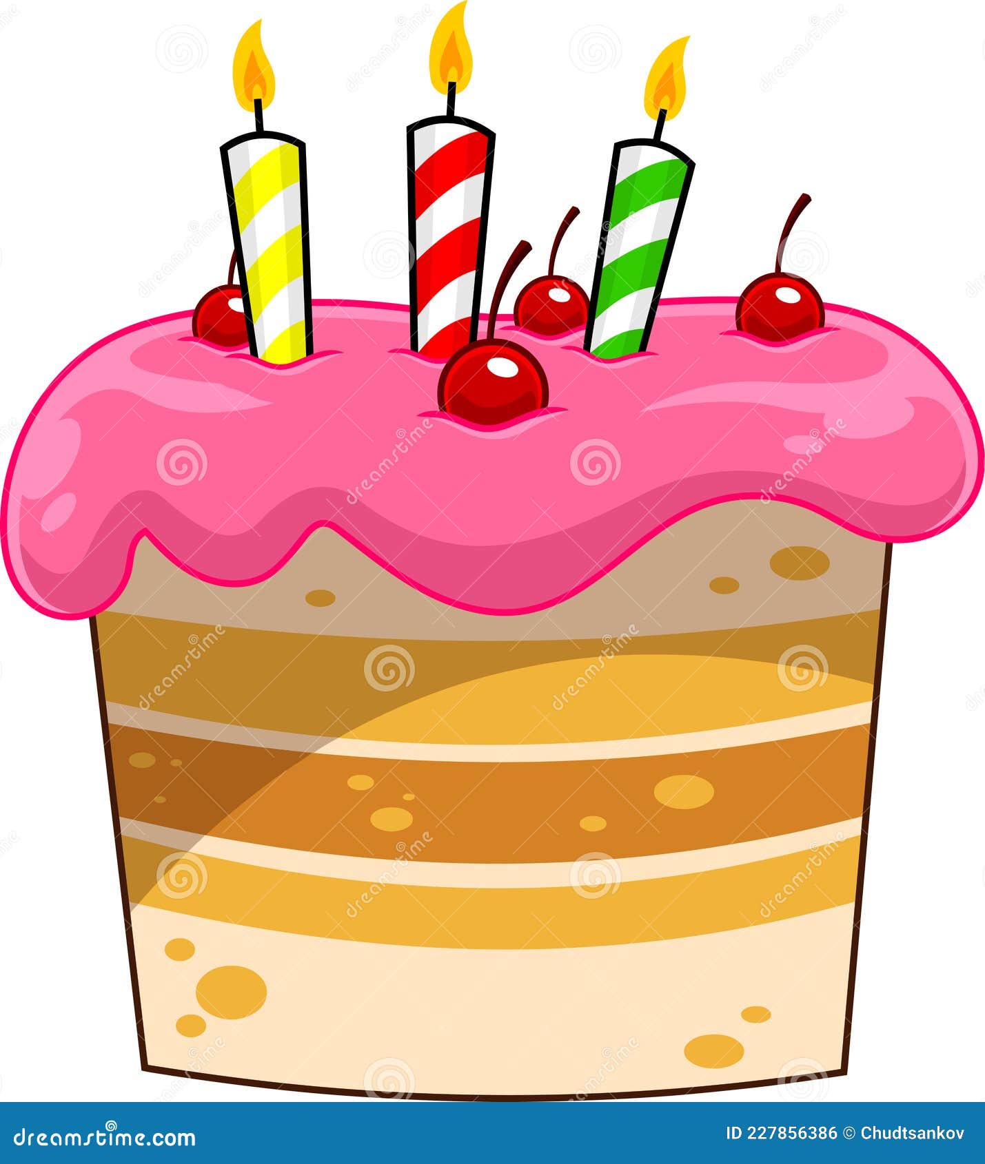 Torta De Cumpleaños De Dibujos Animados Con Velas Ilustración del Vector - Ilustración de saludo, vacaciones: 227856386 Torta De Cumpleaños De Dibujos Animados Con Velas Ilustración del Vector - Ilustración de saludo, vacaciones: 227856386
