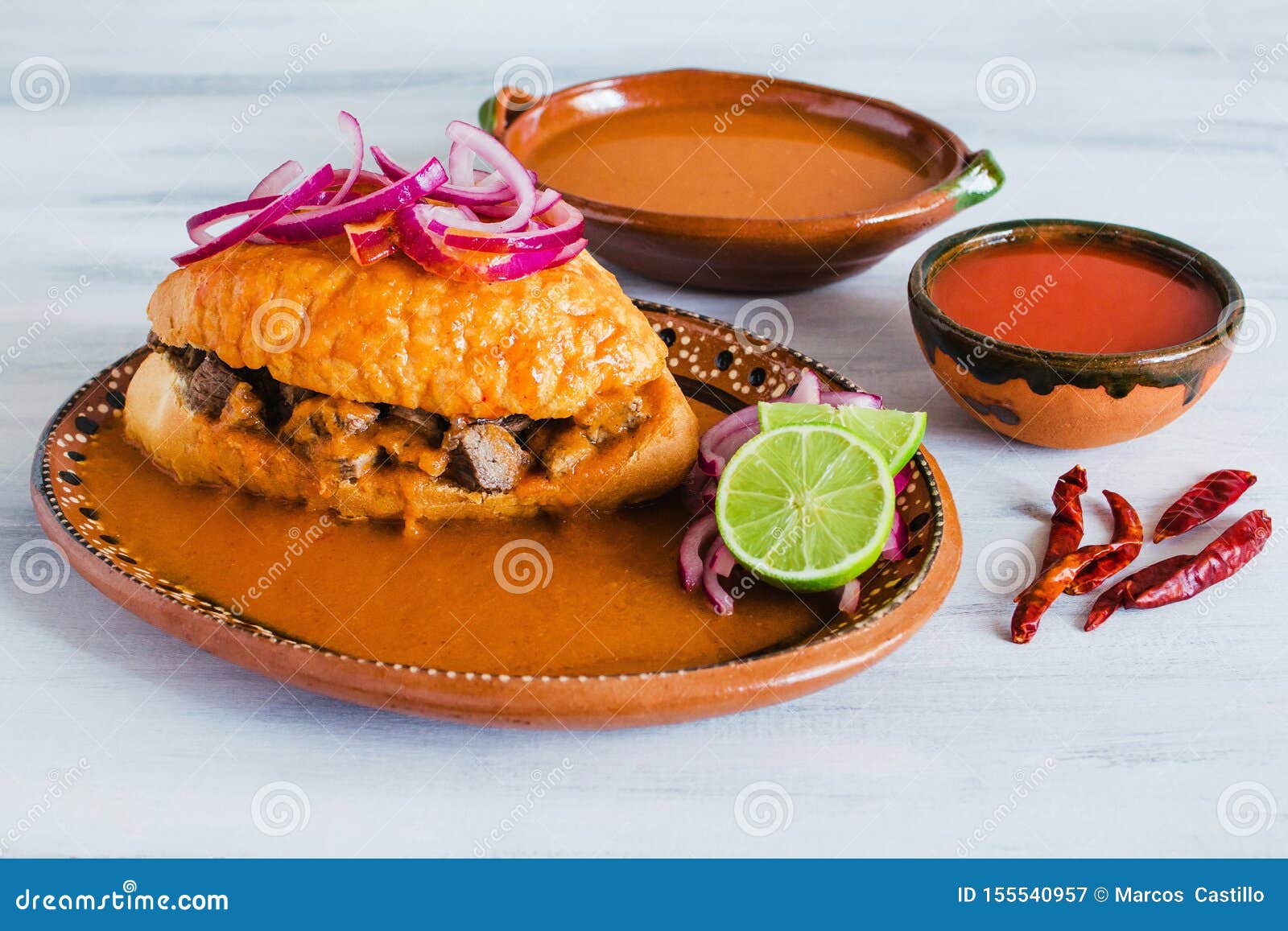 Tortas Ahogadas, Traditional Mexican Food from Jalisco Guadalajara