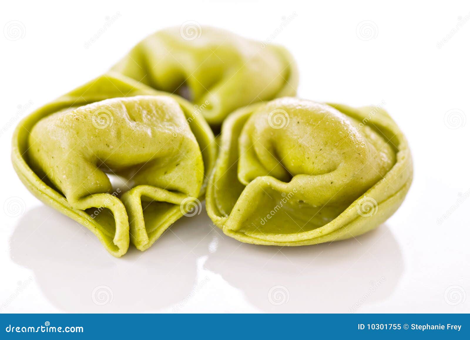 Tortellini stock image. Image of isolated, reflection 10301755
