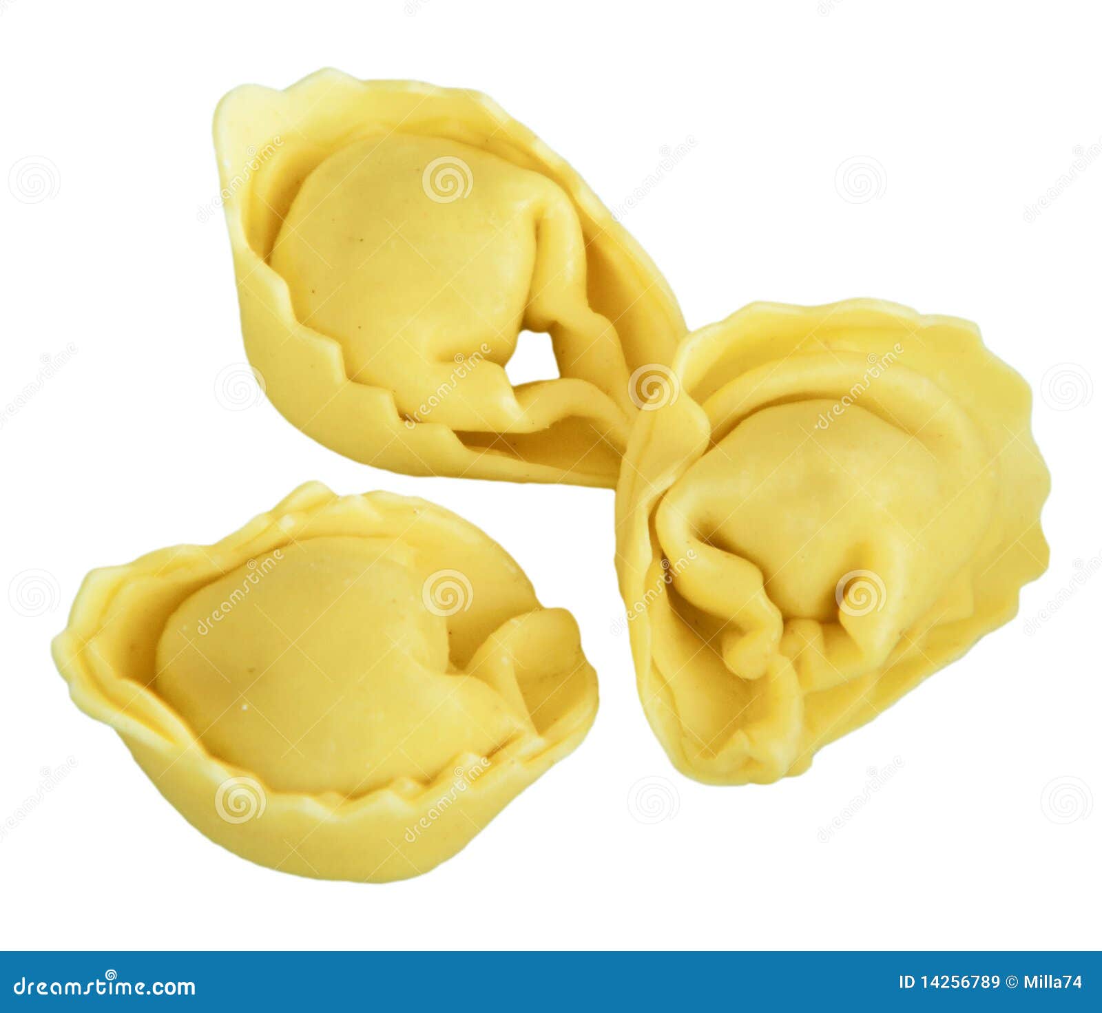 Tortellini Isolated on White. Stock Image Image of healthy