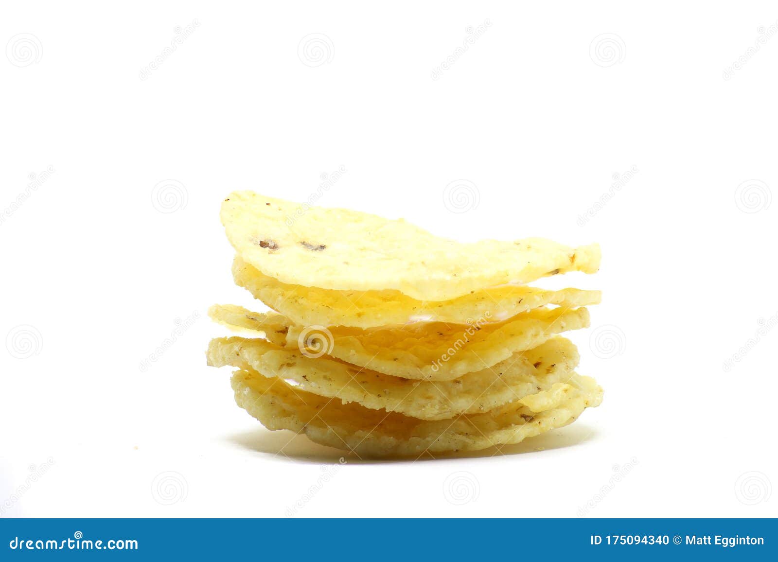Tortilla chip stack stock photo. Image of heavily, fried 175094340