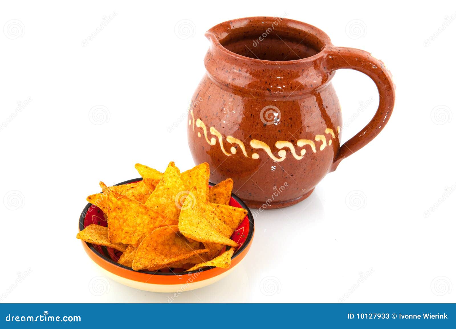 Tortilla chips stock image. Image of brown, isolated 10127933