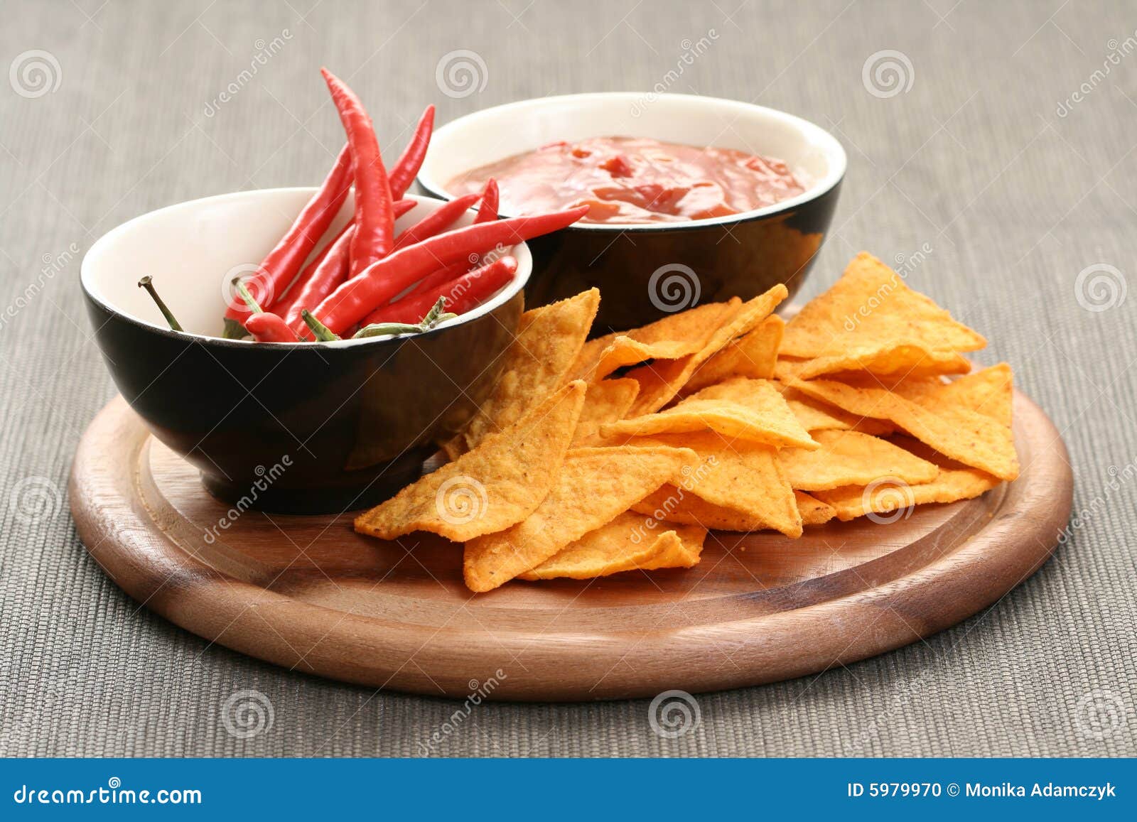 Tortilla chips stock photo. Image of fast, bowl, tortilla 5979970