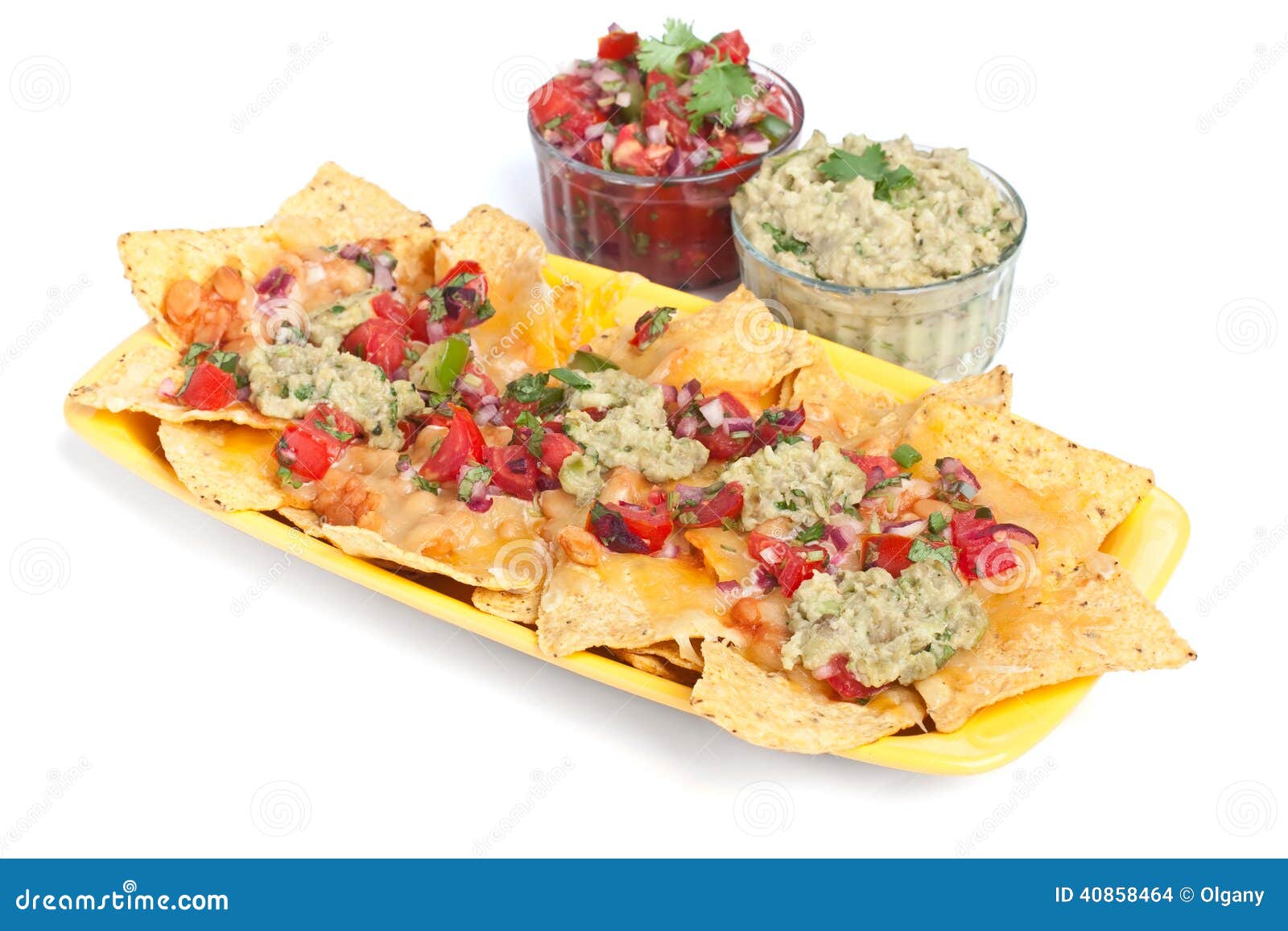 Tortilla Chips with Melted Cheddar Stock Photo Image of antipasti