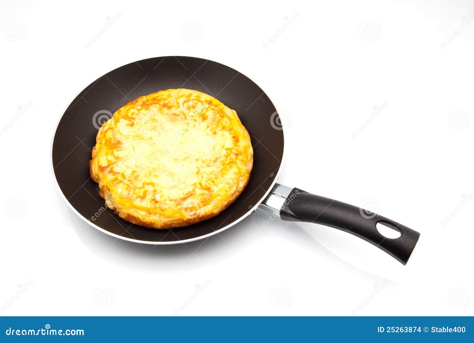 Tortilla De Huevos De La Patata Foto de archivo Imagen de
