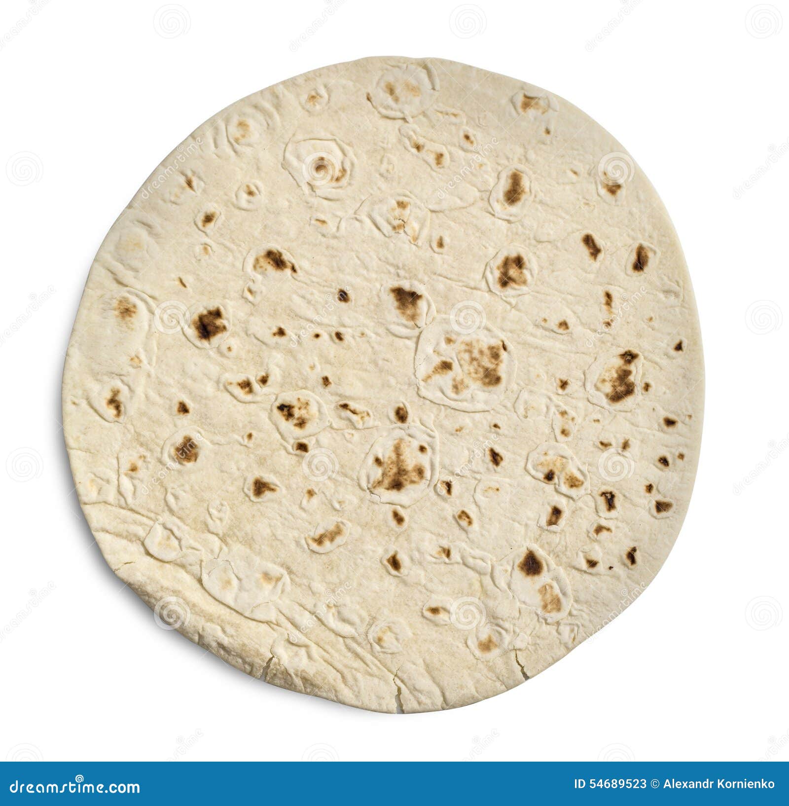 Tortilla Wrap Bread. stock image. Image of lavash, totopo 54689523