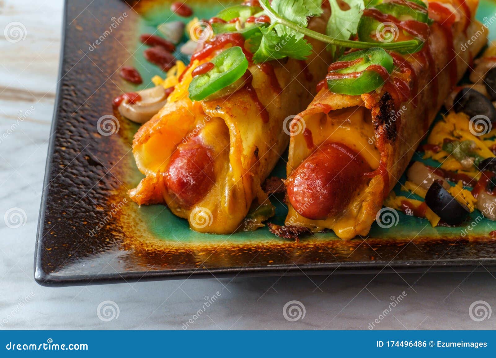 tortilla wrap hot dogs