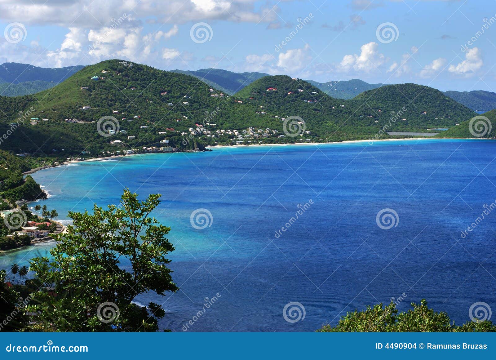 Tortola Hills stock photo. Image of travel, destination - 4490904