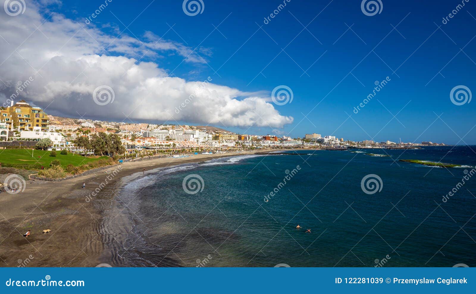 Torviscas Beach On Costa Adeje In Tenerife Stock Image Image Of Playa European