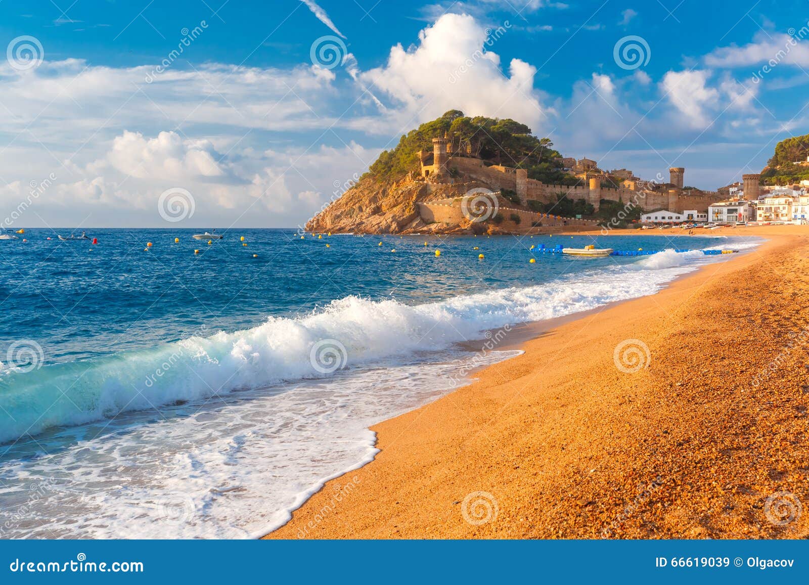 tossa de mar on the costa brava, catalunya, spain