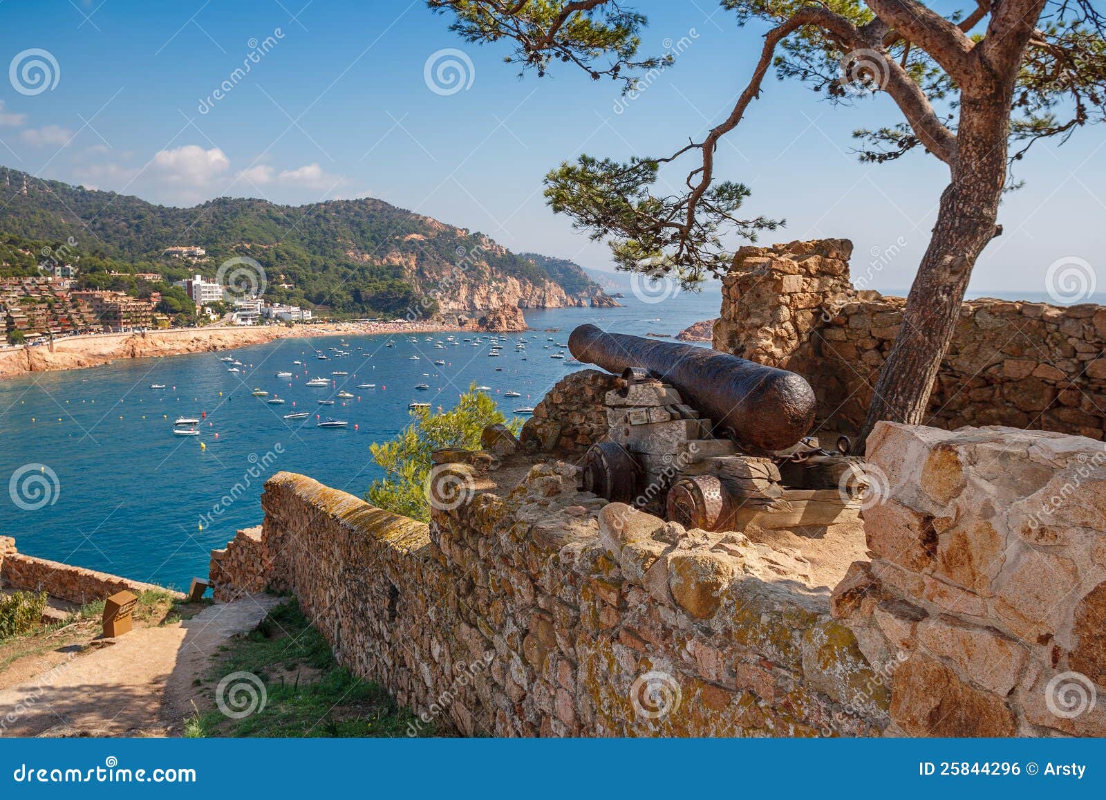 tossa de mar. costa brava, spain