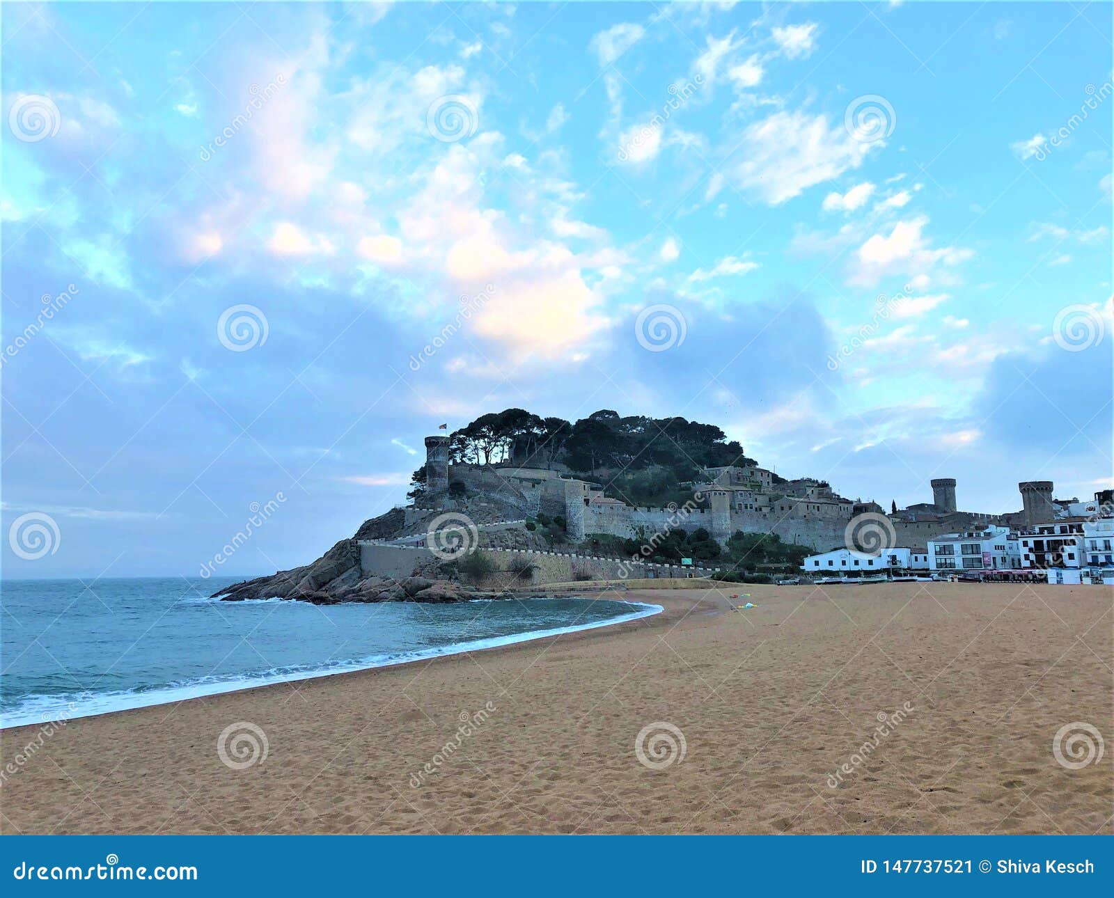 tossa de mar, spain. sea, medieval fortification, seaside and fairytale