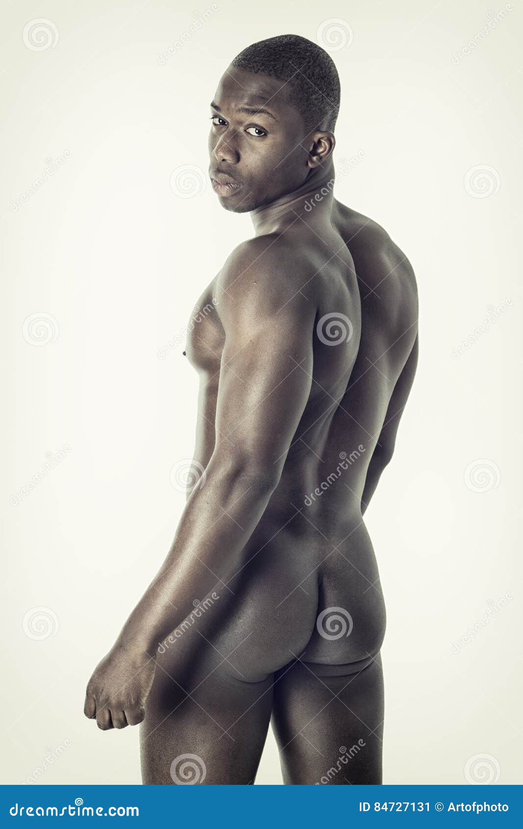 Young black naked