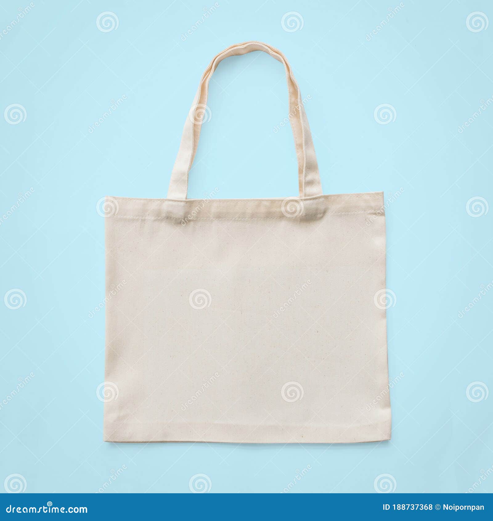 Download Tote Bag Mock Up Canvas White Cotton Fabric Cloth For Eco Shoulder Shopping Sack Mockup Blank Template Isolated On Pastel Blue Stock Photo Image Of Fashion Hessian 188737368