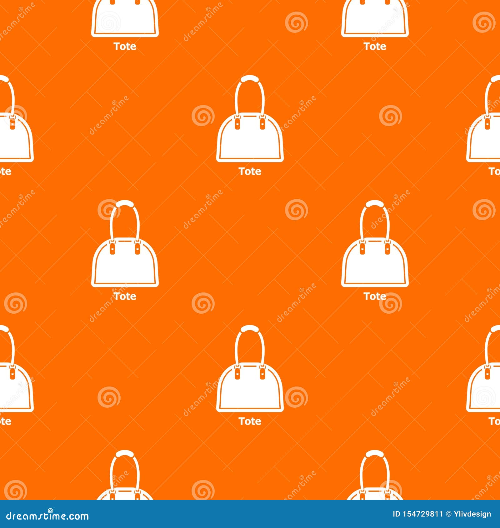 tote bag pattern  orange