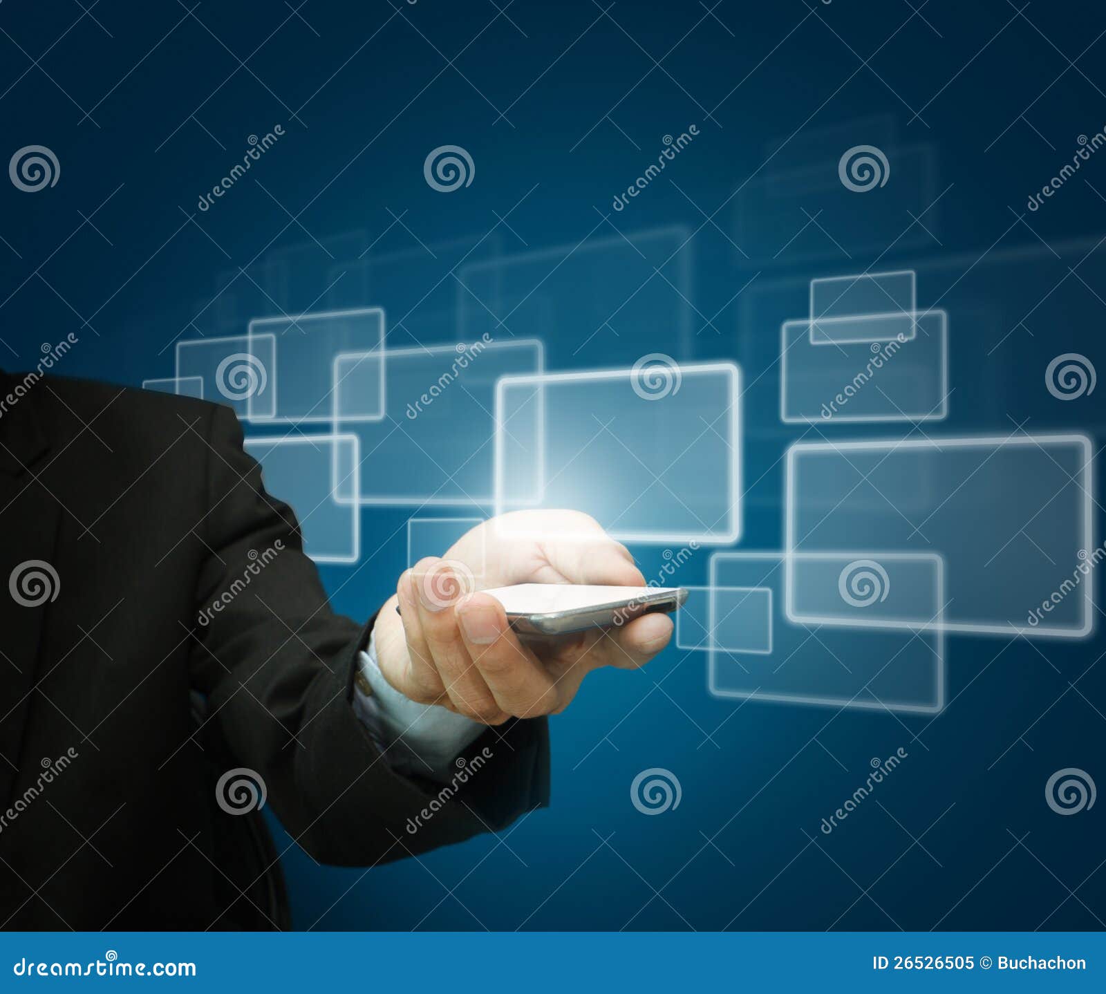 Touch screen mobile phone stock image. Image of isolated 26526505
