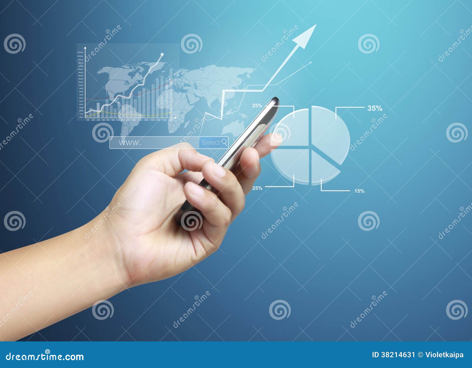Touch screen mobile phone stock image. Image of mobile 38214631