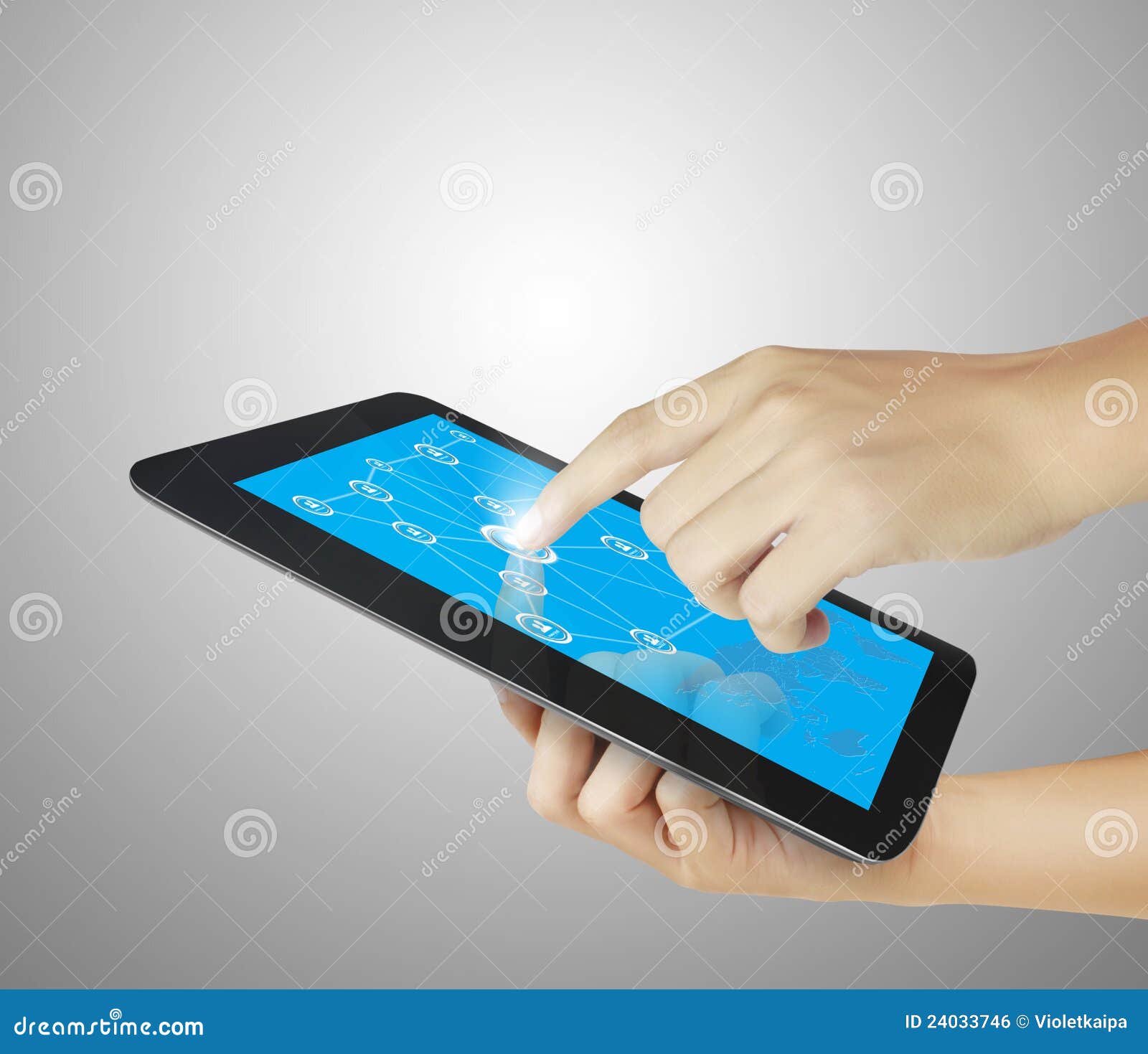 Touch screen tablet stock photo. Image of equipment, business - 24033746