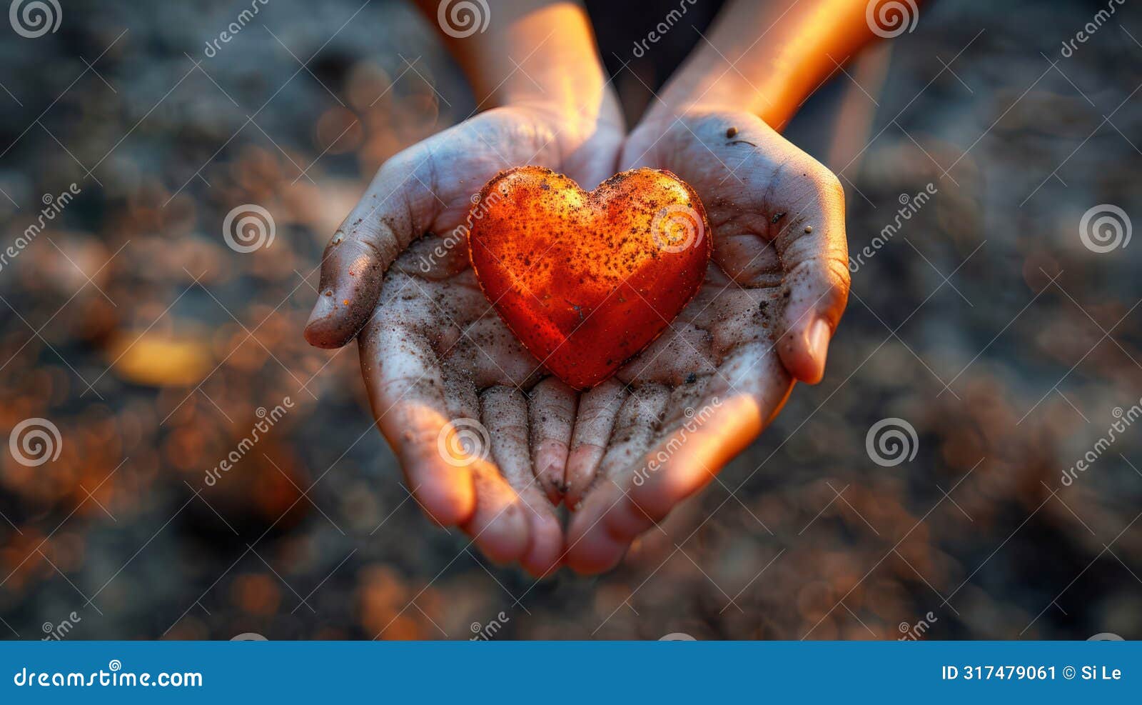 love in hand: a heartfelt donation gesture