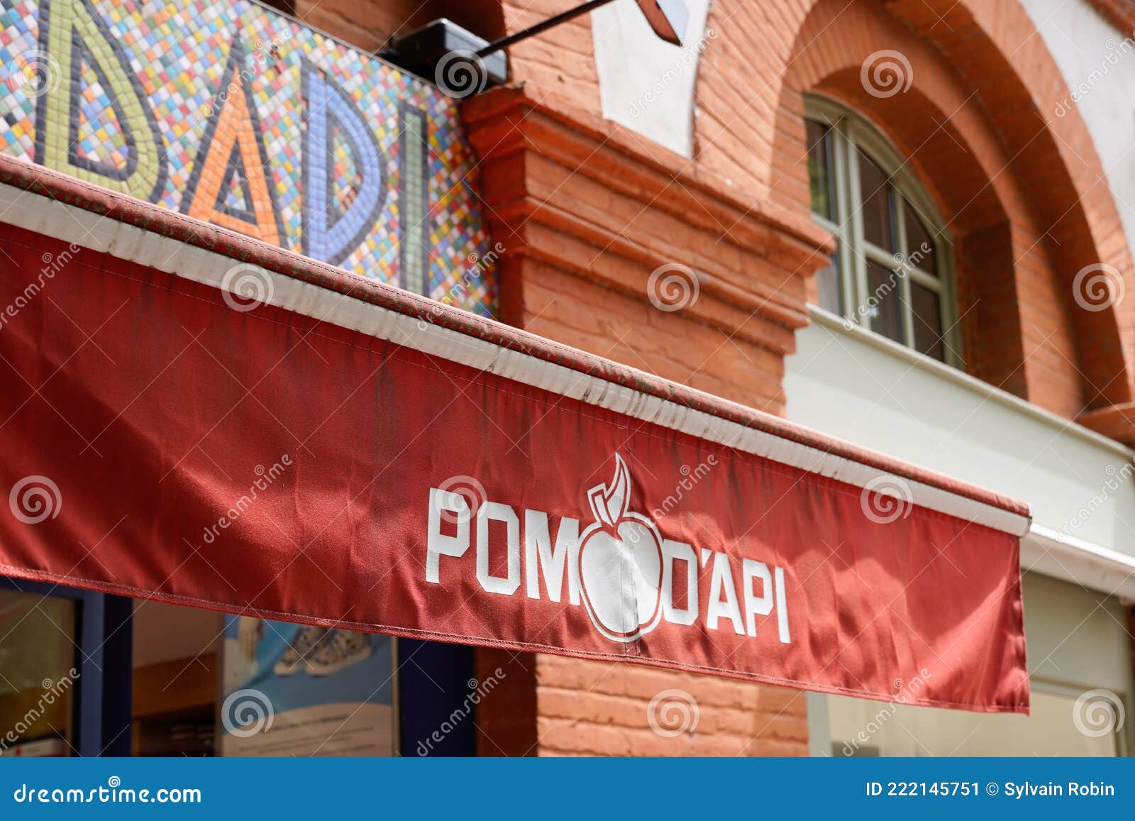 Pom D´`Api Logo Sign and Brand of Footwear Quality Shoes Company for Children Editorial Photo - Image emblem, boutique: 222145751