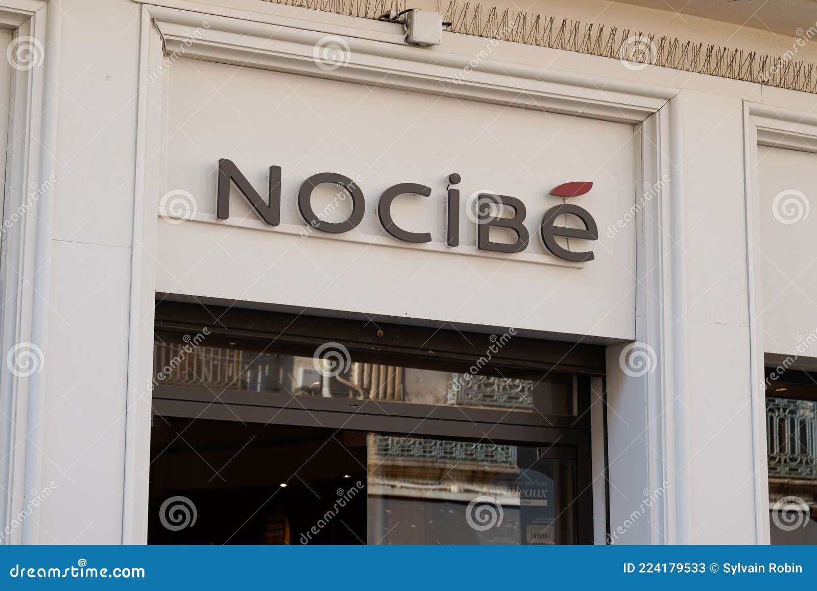 Nocibe Logo Brand and Text Sign in Front of Boutique Beauty Women Girls ...