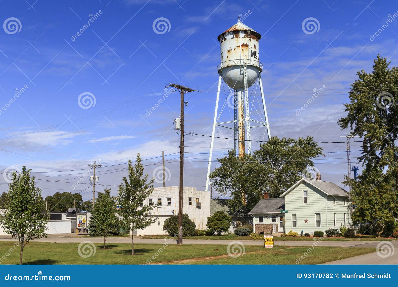 Tour d'eau de McClure photographie éditorial. Image du industriel