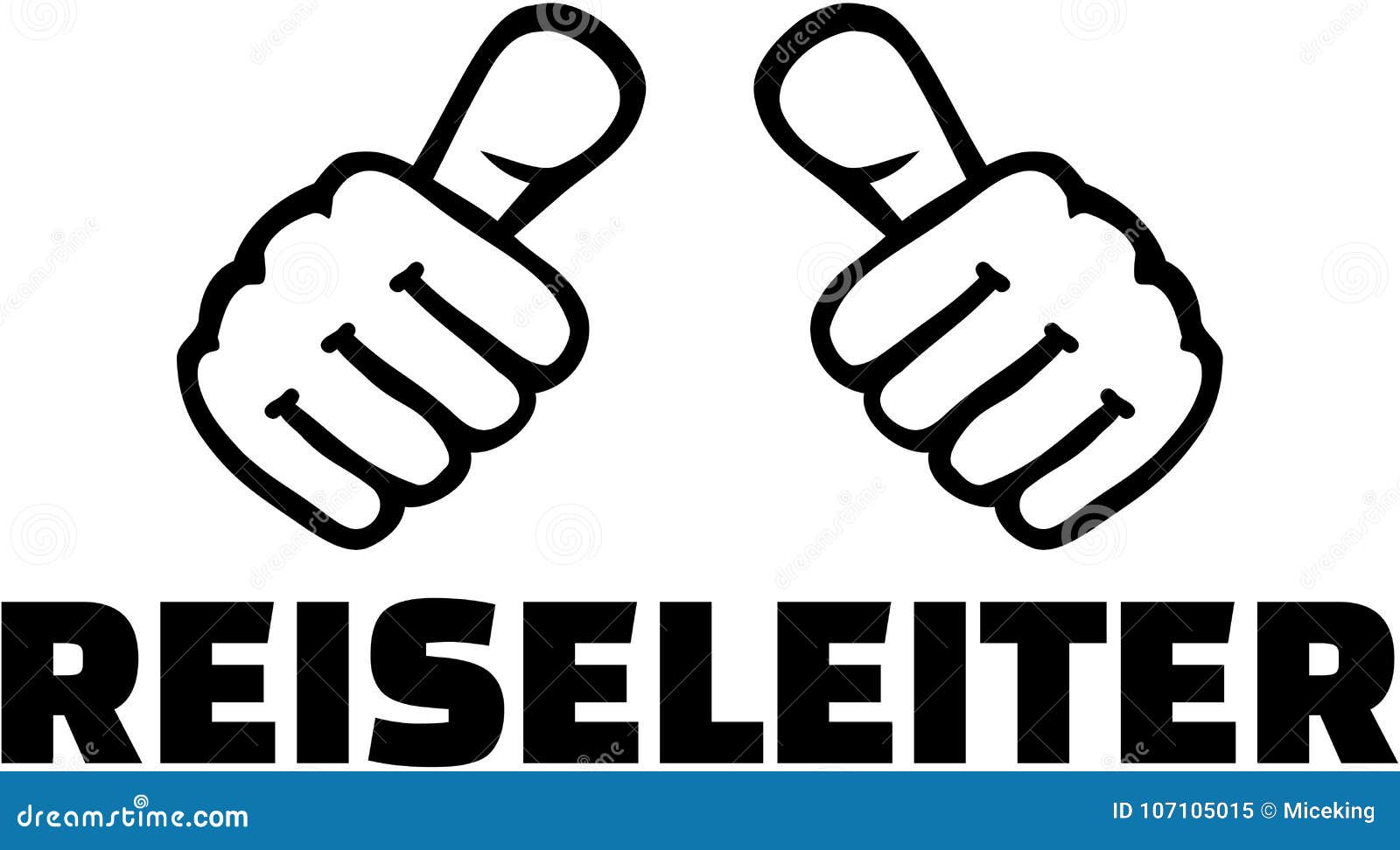 Download Tour Guide Thumbs. German T-Shirt Design. Stock Vector ...